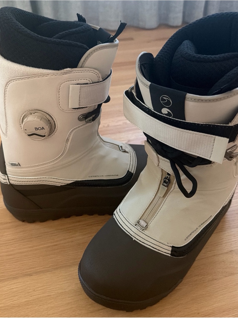Vans 25/26 Infuse Snowsurf Oatmeal Brown Mens Size 12 Snowboard Boots RIDE